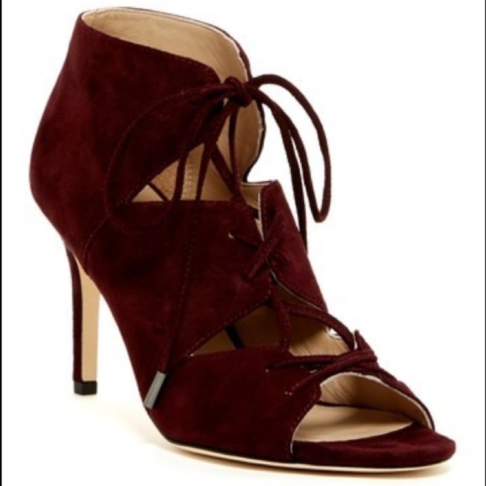 Via Spiga Vibe Lace-Up Suede Sandal